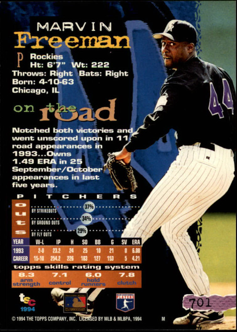 1994 Stadium Club Baseball Part 3 Main Set Card #501-720 - Picture 391 of 429