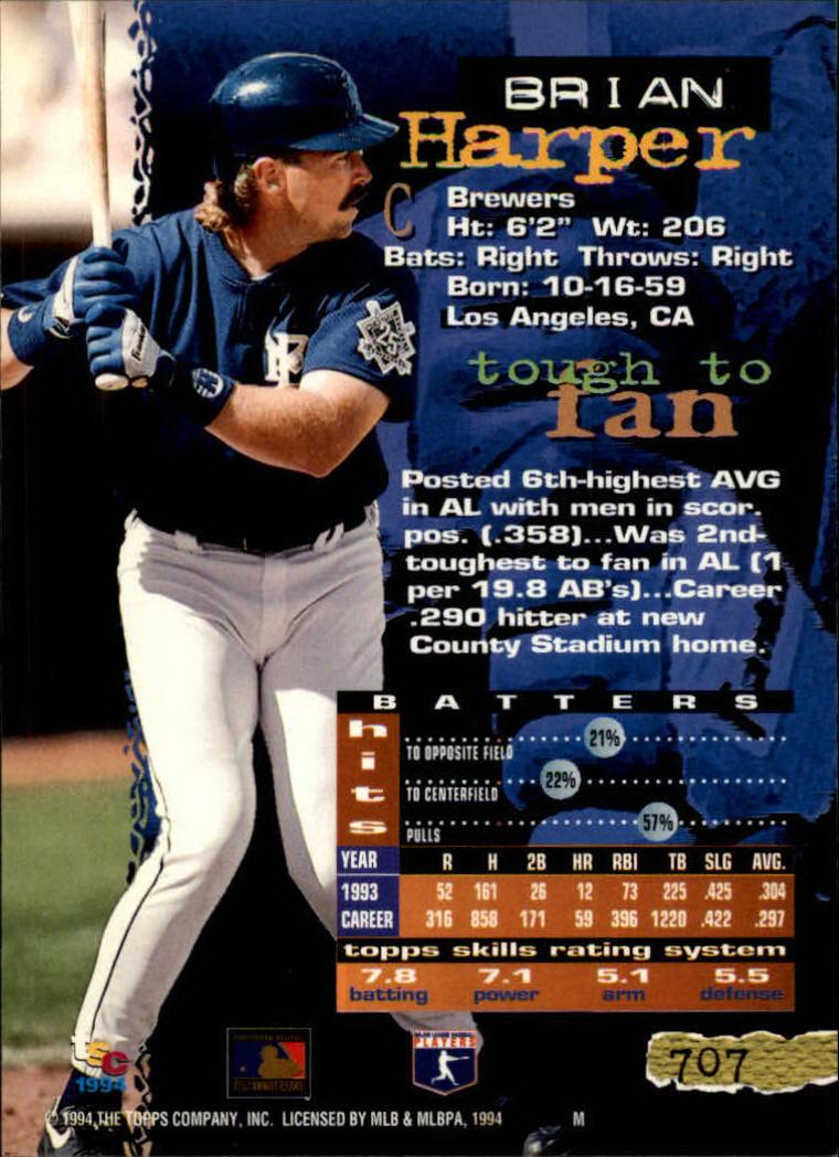 1994 Stadium Club Baseball Part 3 Main Set Card #501-720 - Picture 403 of 429