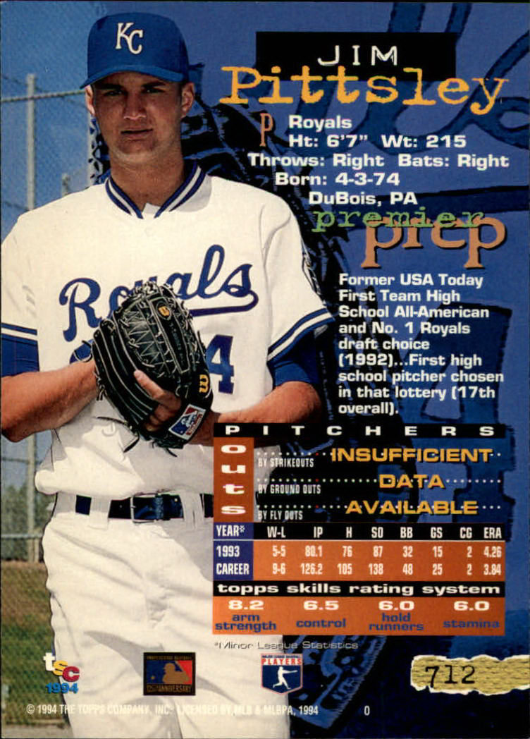 1994 Stadium Club Baseball Part 3 Main Set Card #501-720 - Picture 413 of 429