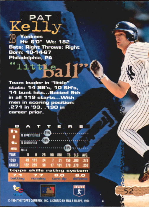 Tarjetas paralelas 1994 del Stadium Club de béisbol parte 4 edición del primer día - Imagen 7 de 89