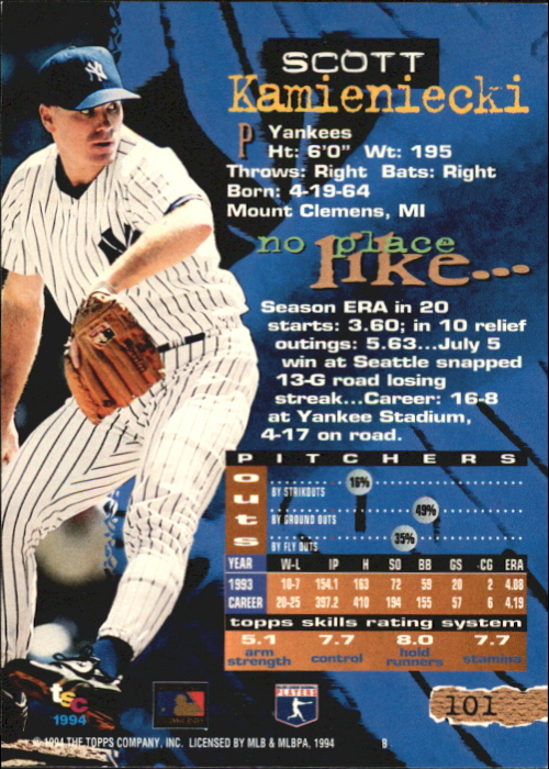Tarjetas paralelas 1994 del Stadium Club de béisbol parte 4 edición del primer día - Imagen 19 de 89