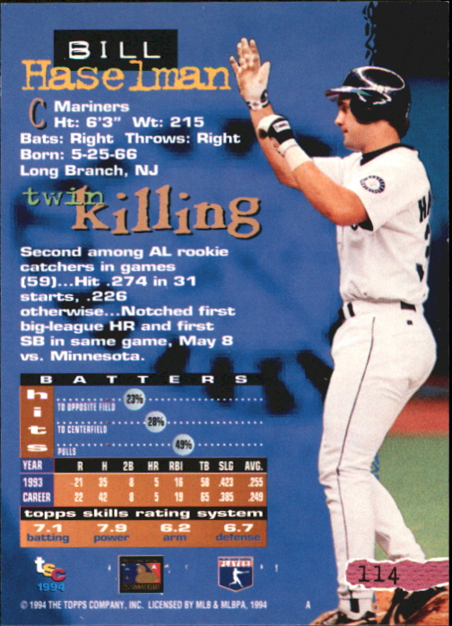 Tarjetas paralelas 1994 del Stadium Club de béisbol parte 4 edición del primer día - Imagen 25 de 89