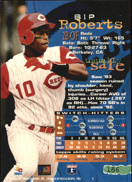 Tarjetas paralelas 1994 del Stadium Club de béisbol parte 4 edición del primer día - Imagen 41 de 89