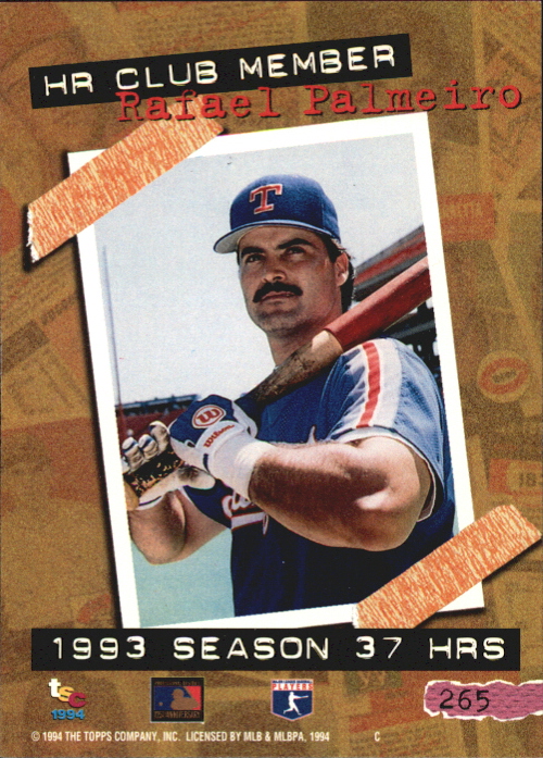 Tarjetas paralelas 1994 del Stadium Club de béisbol parte 4 edición del primer día - Imagen 55 de 89