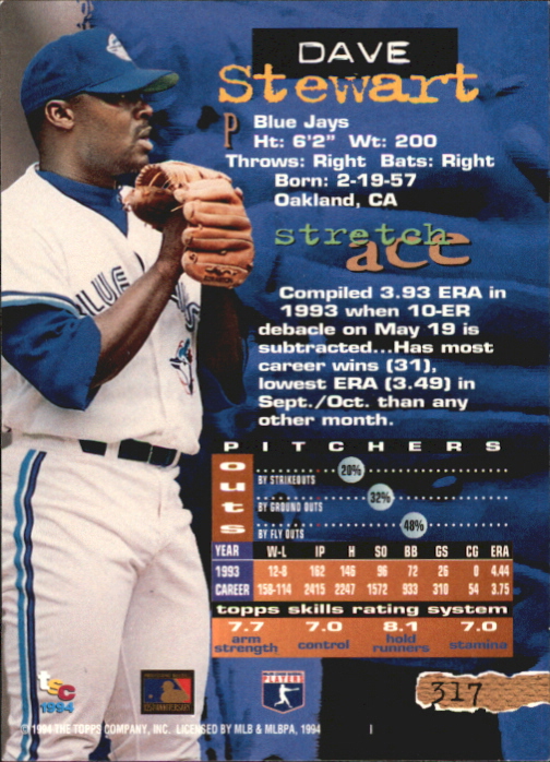 Tarjetas paralelas 1994 del Stadium Club de béisbol parte 4 edición del primer día - Imagen 61 de 89