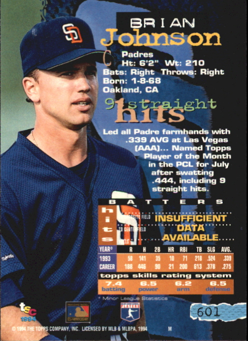 Tarjetas paralelas 1994 del Stadium Club de béisbol parte 4 edición del primer día - Imagen 81 de 89