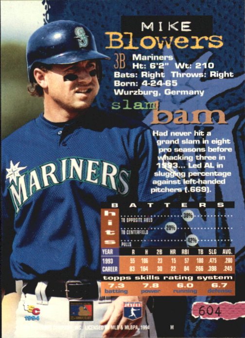 Tarjetas paralelas 1994 del Stadium Club de béisbol parte 4 edición del primer día - Imagen 83 de 89
