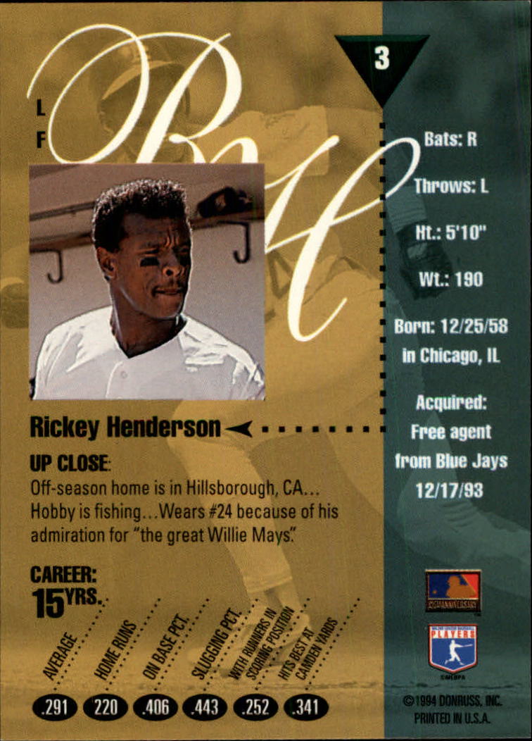 1994 Studio Baseball Card Pick - Picture 7 of 421