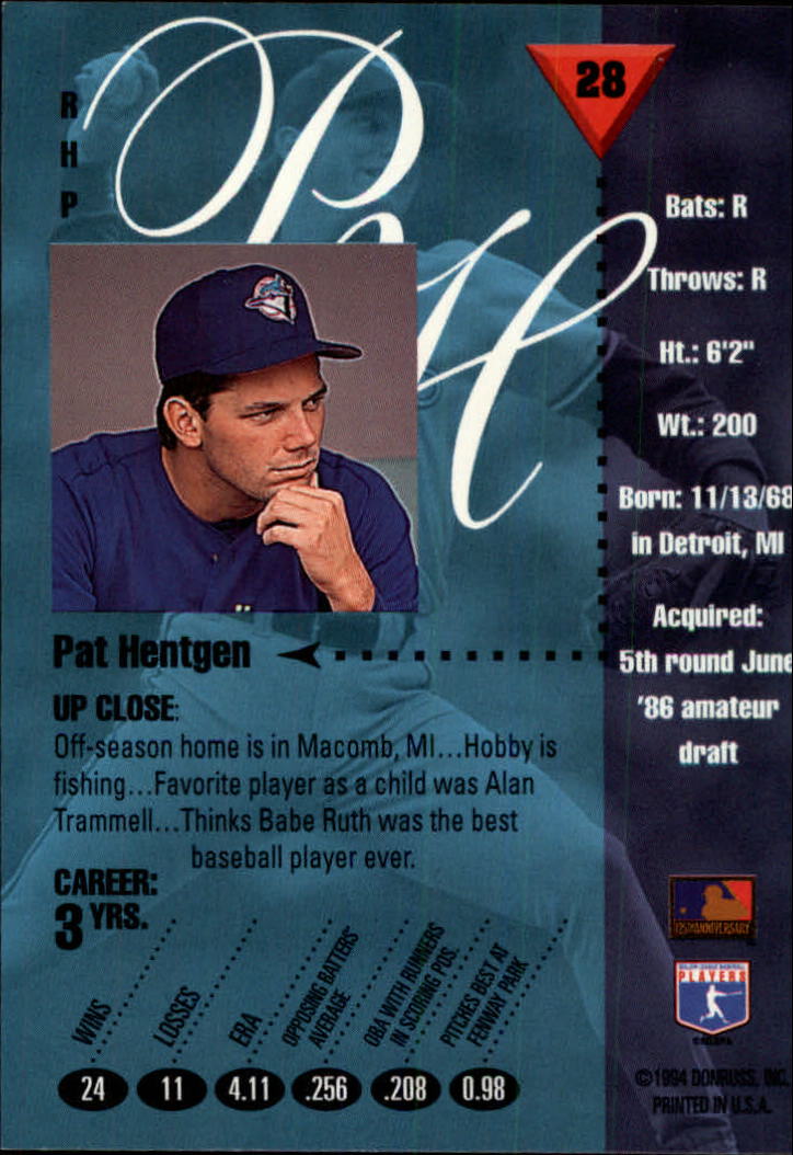 1994 Studio Baseball Card Pick - Picture 55 of 421