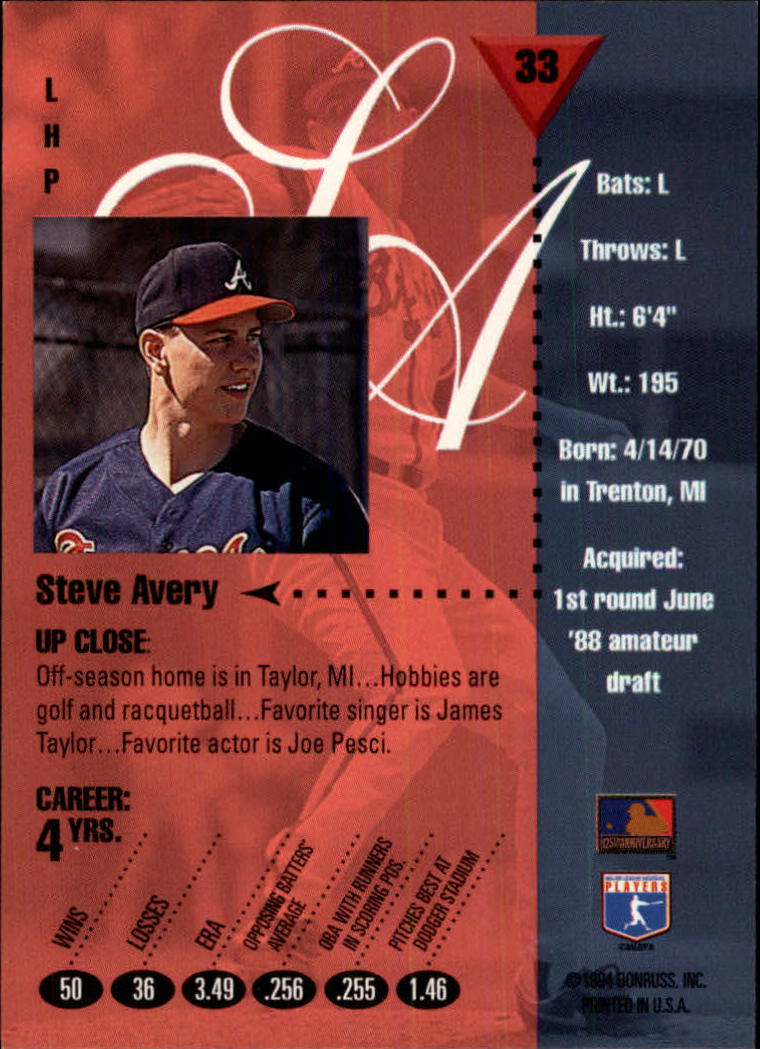 1994 Studio Baseball Card Pick - Picture 65 of 421