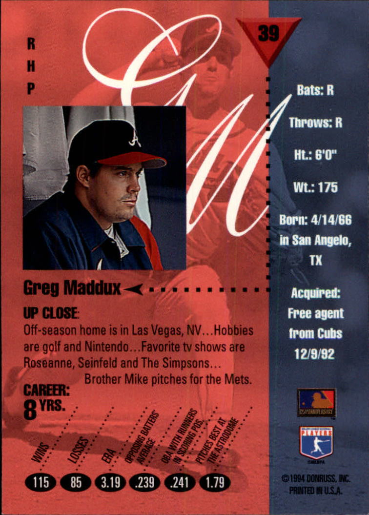 1994 Studio Baseball Card Pick - Picture 77 of 421
