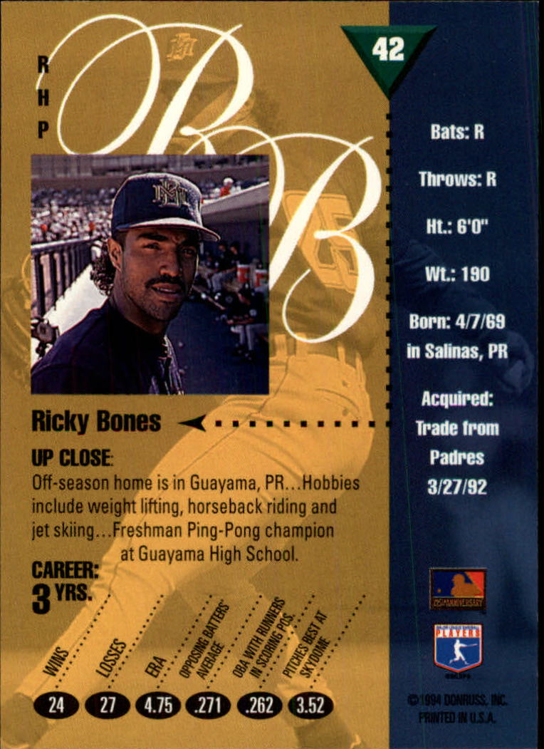 1994 Studio Baseball Card Pick - Picture 81 of 421