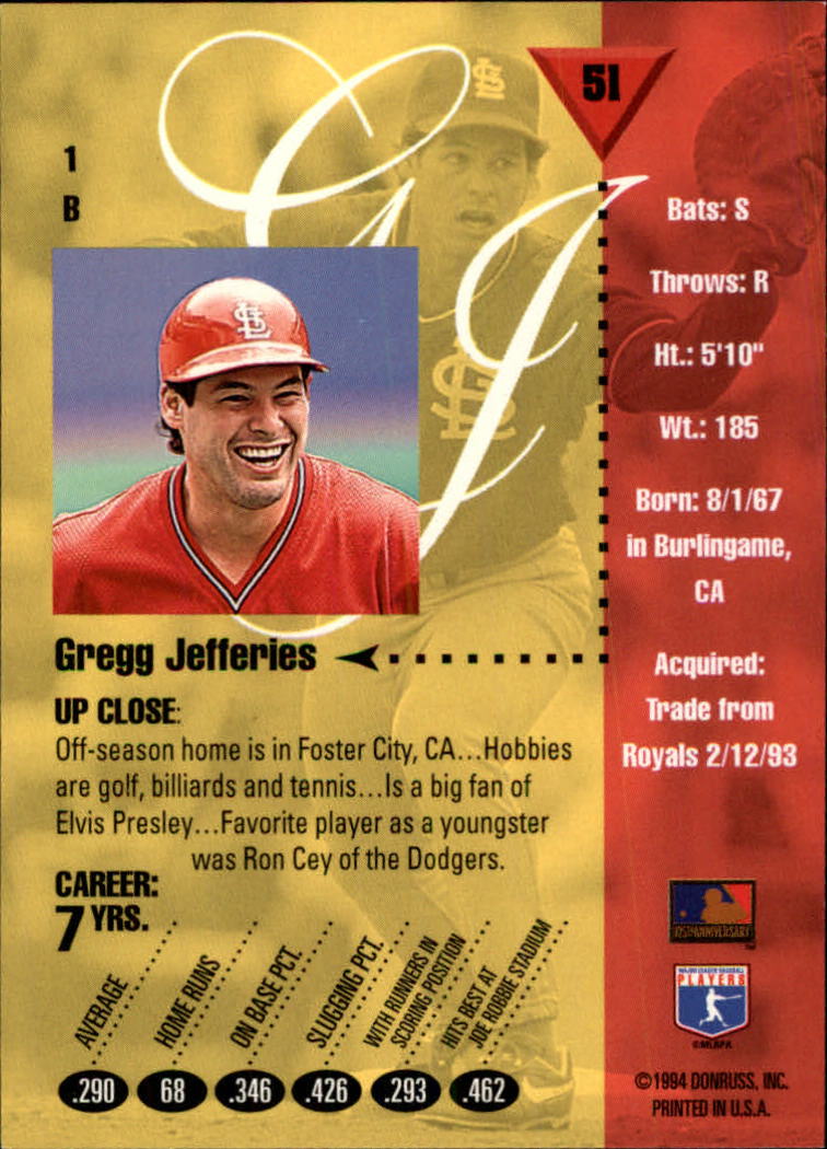 1994 Studio Baseball Card Pick - Picture 99 of 421