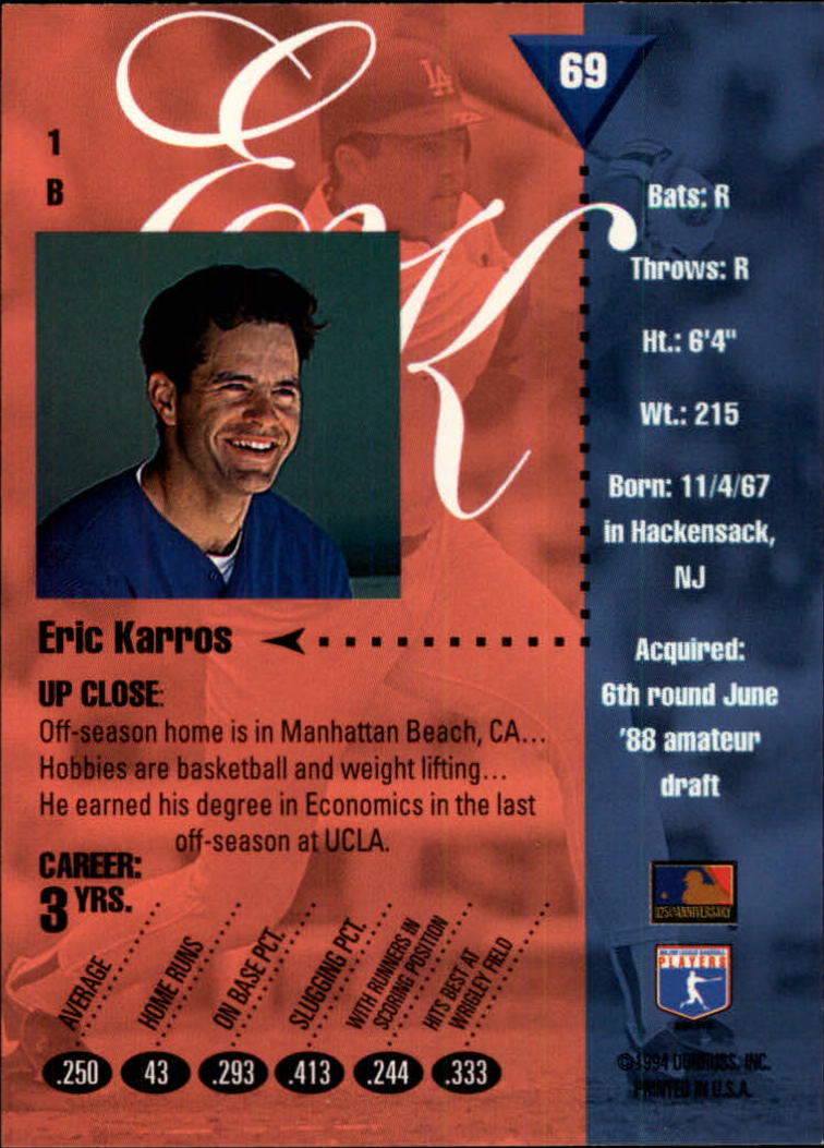 1994 Studio Baseball Card Pick - Picture 131 of 421