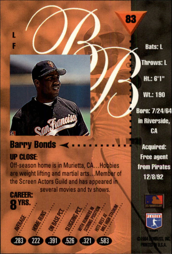 1994 Studio Baseball Card Pick - Picture 159 of 421