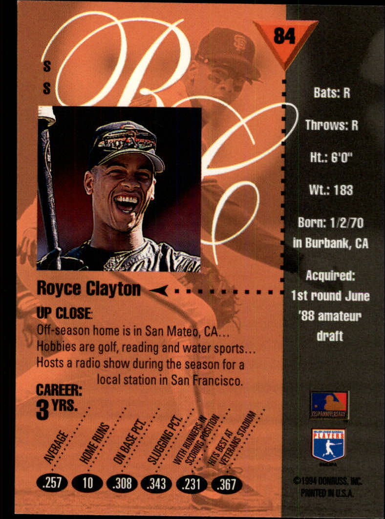 1994 Studio Baseball Card Pick - Picture 161 of 421
