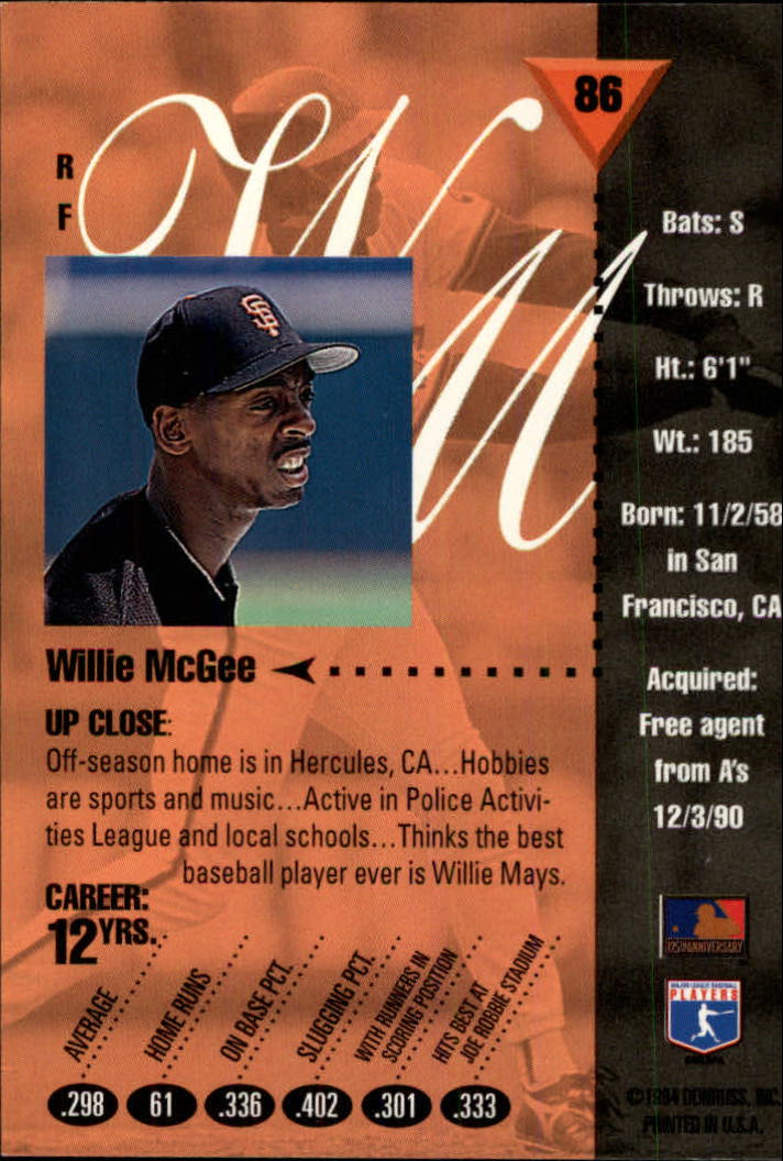 1994 Studio Baseball Card Pick - Picture 165 of 421