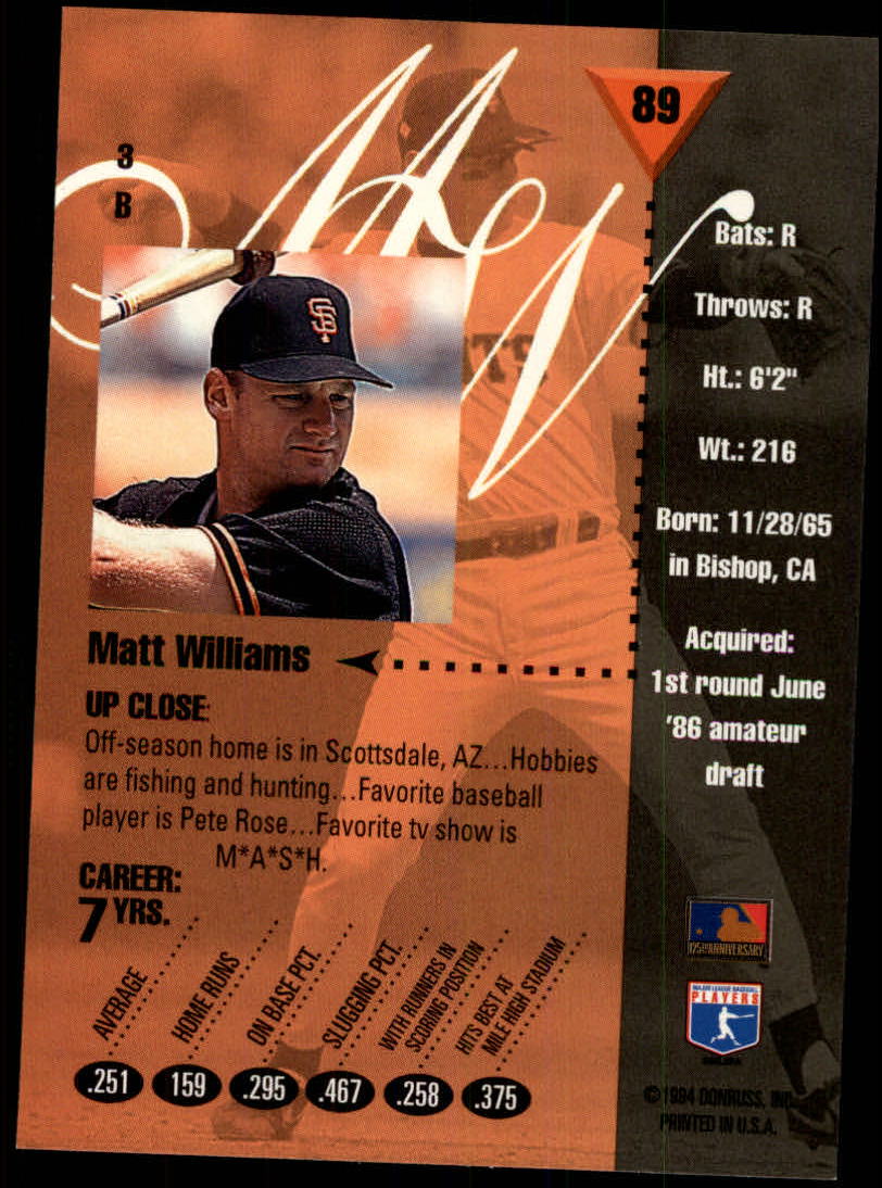 1994 Studio Baseball Card Pick - Picture 171 of 421