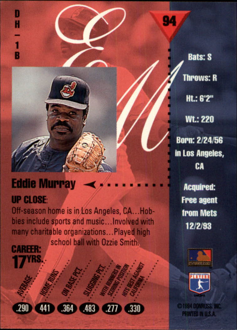 1994 Studio Baseball Card Pick - Picture 181 of 421