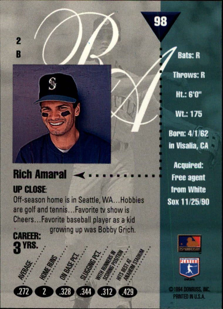 1994 Studio Baseball Card Pick - Picture 189 of 421