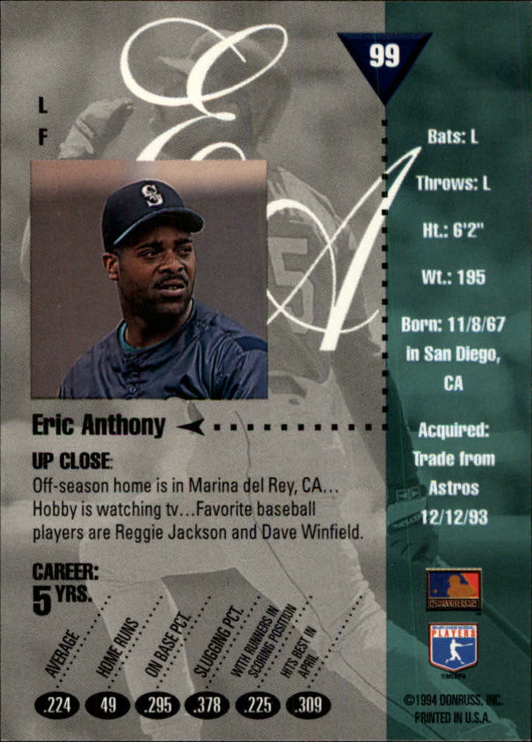 1994 Studio Baseball Card Pick - Picture 191 of 421