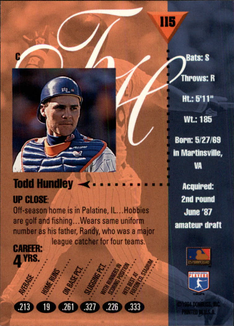 1994 Studio Baseball Card Pick - Picture 221 of 421