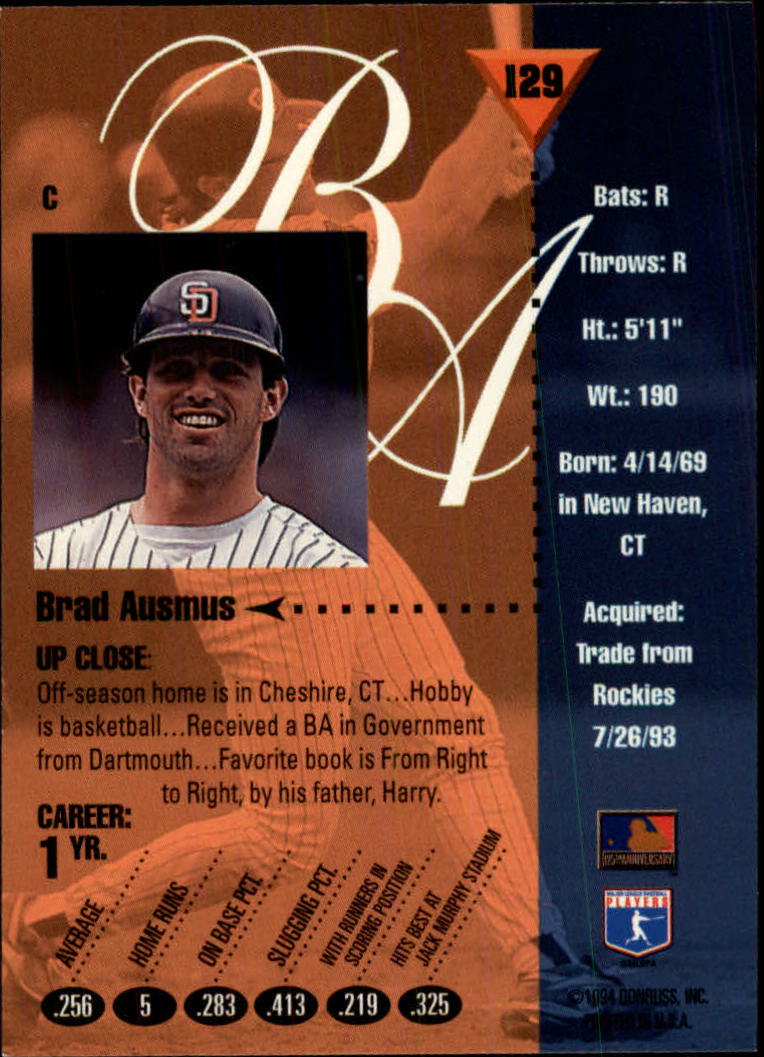 1994 Studio Baseball Card Pick - Picture 249 of 421