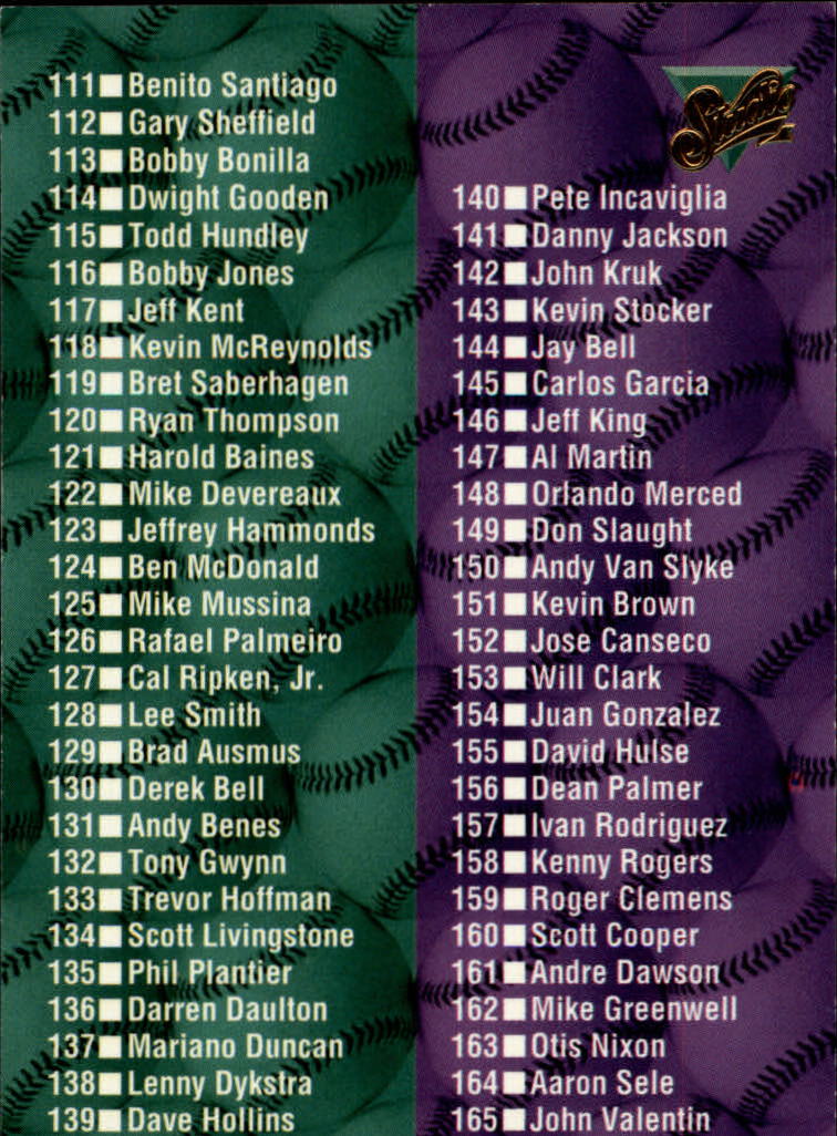 1994 Studio Baseball Card Pick - Picture 420 of 421