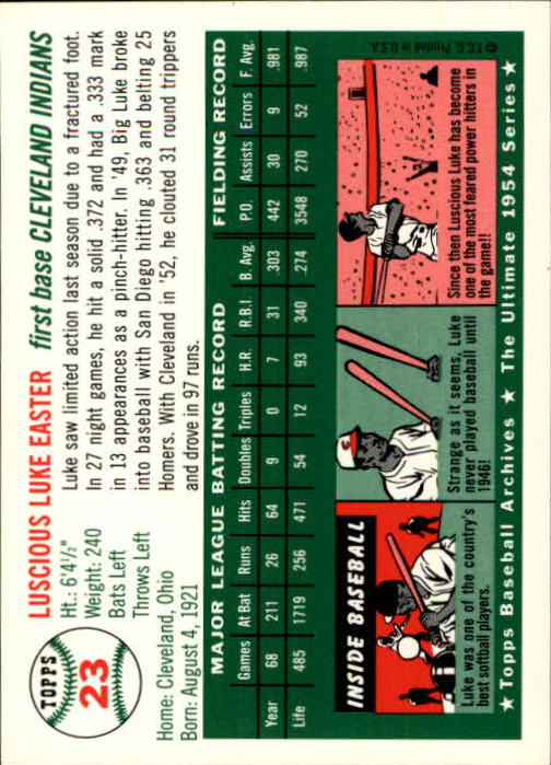1994 Topps Archives 1954 Baseball - Picture 24 of 337