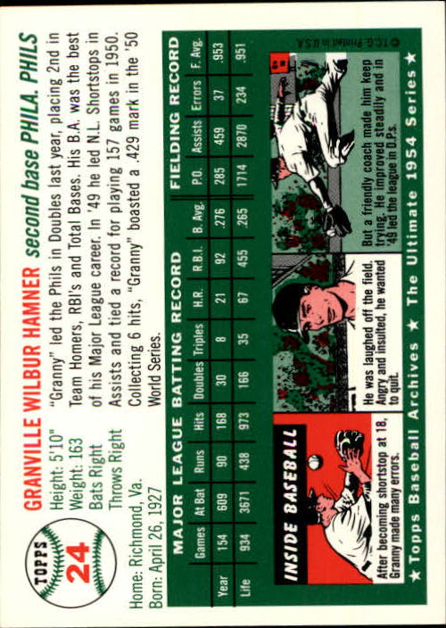 1994 Topps Archives 1954 Baseball - Picture 26 of 337