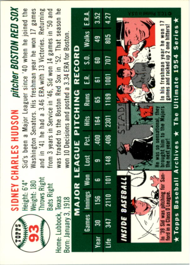 1994 Topps Archives 1954 Baseball - Picture 117 of 337