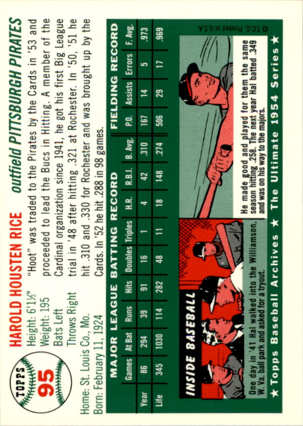 1994 Topps Archives 1954 Baseball - Picture 119 of 337