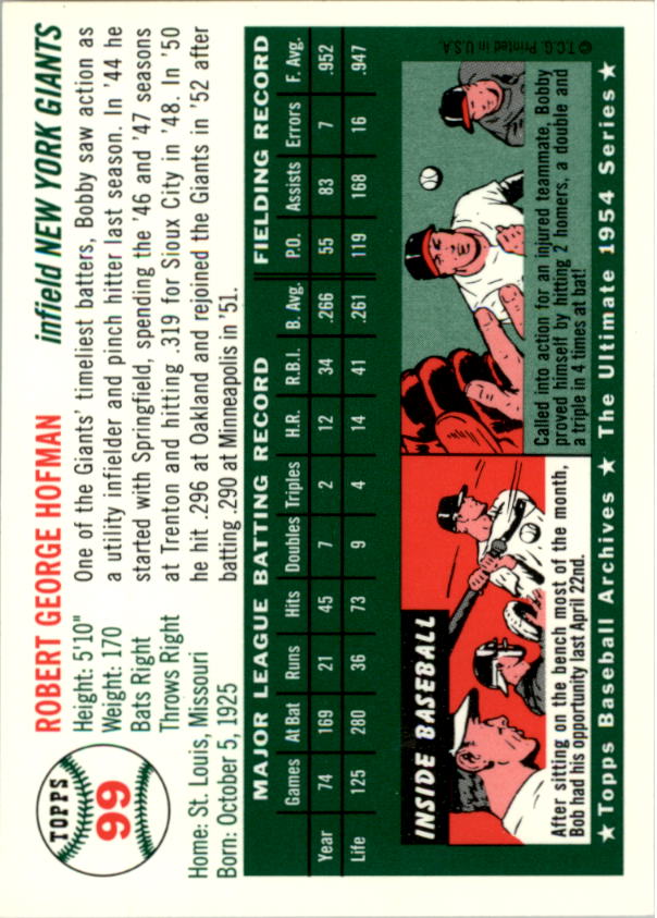 1994 Topps Archives 1954 Baseball - Picture 125 of 337