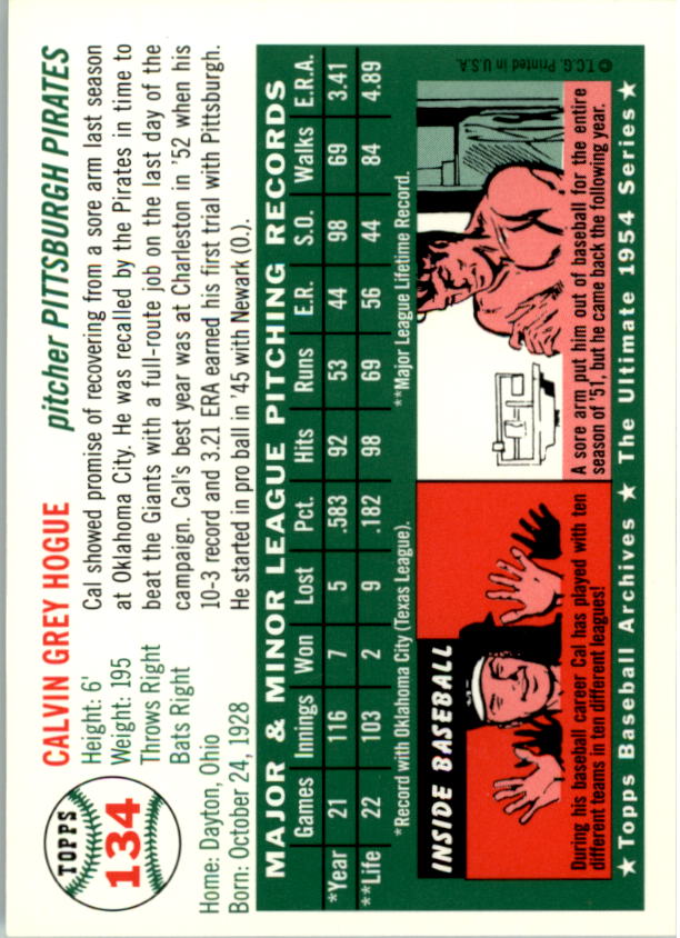 1994 Topps Archives 1954 Baseball - Picture 171 of 337