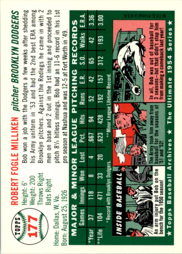 1994 Topps Archives 1954 Baseball - Picture 237 of 337