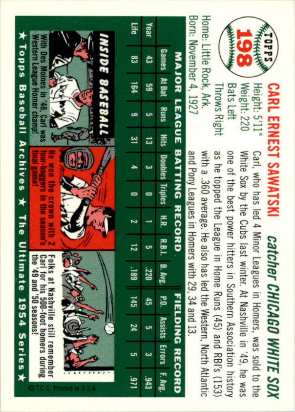 1994 Topps Archives 1954 Baseball - Picture 265 of 337