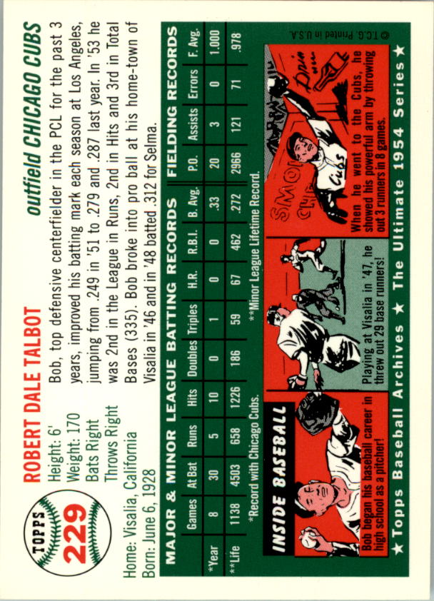 1994 Topps Archives 1954 Baseball - Picture 301 of 337