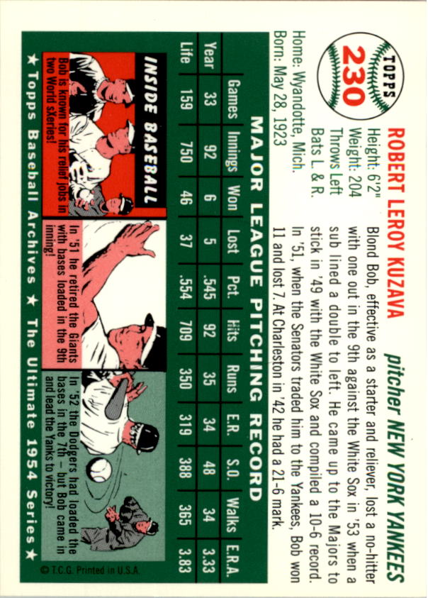 1994 Topps Archives 1954 Baseball - Picture 303 of 337