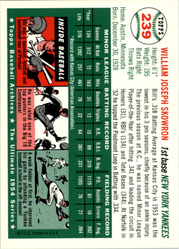 1994 Topps Archives 1954 Baseball - Picture 312 of 337