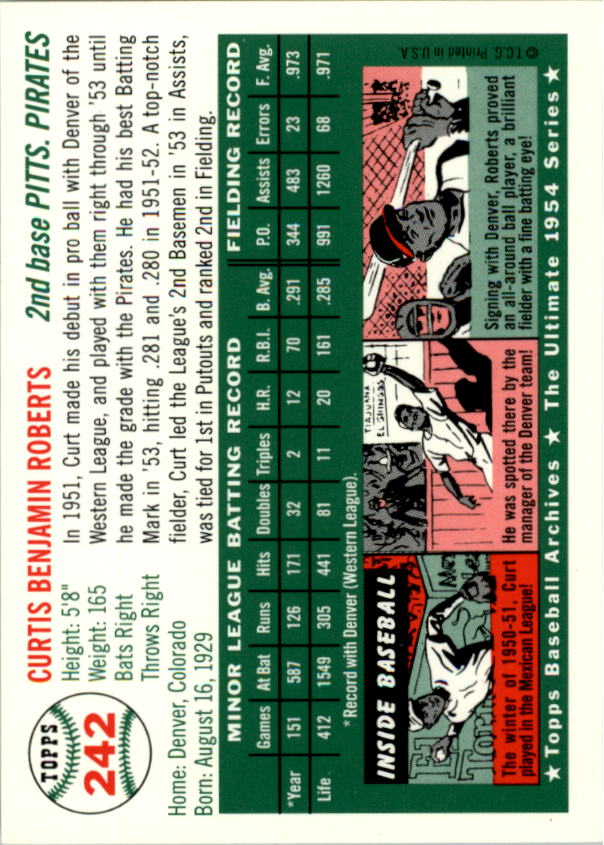 1994 Topps Archives 1954 Baseball - Picture 317 of 337
