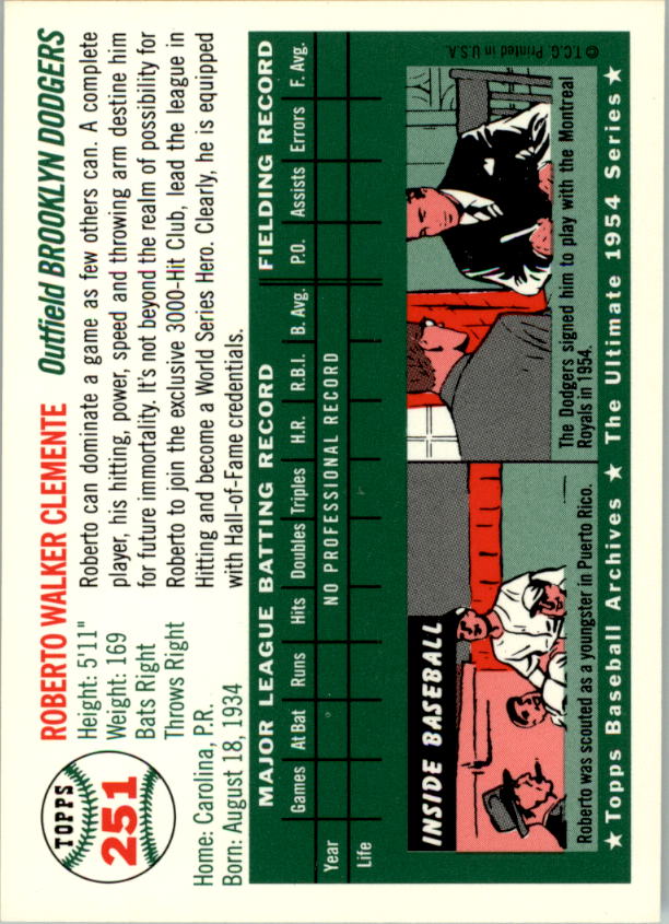 1994 Topps Archives 1954 Baseball - Picture 328 of 337