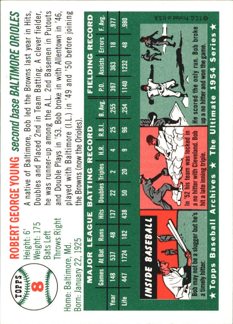1994 Topps Archives 1954 Gold Baseball - Picture 7 of 94