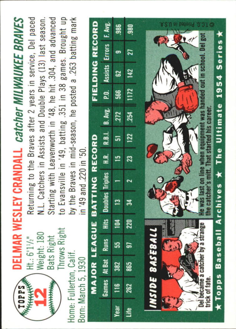 1994 Topps Archives 1954 Gold Baseball - Picture 11 of 94