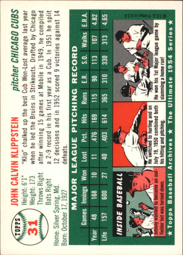 1994 Topps Archives 1954 Gold Baseball - Picture 21 of 94