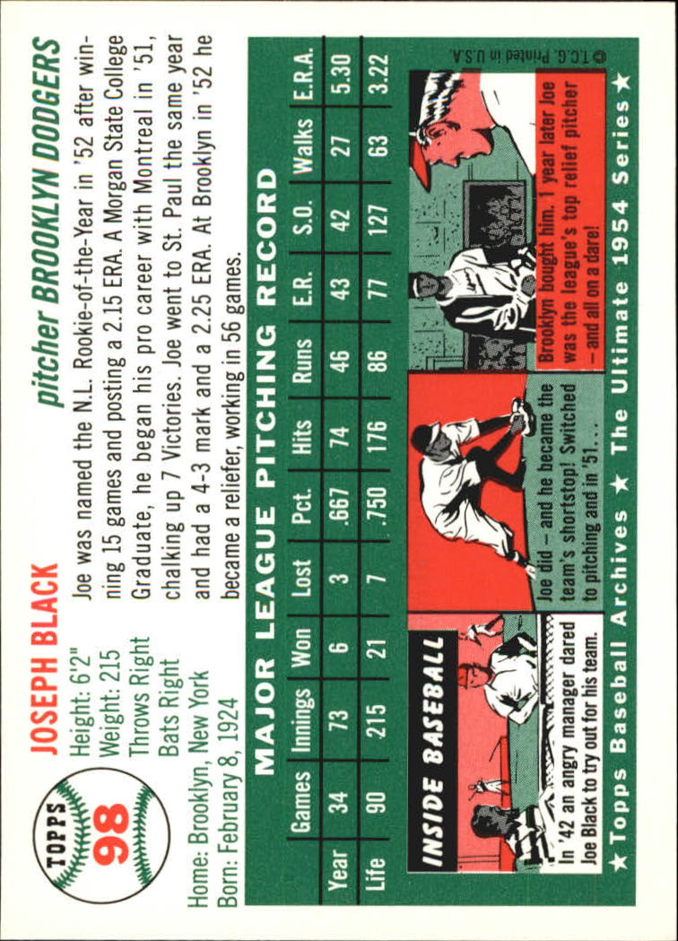 1994 Topps Archives 1954 Gold Baseball - Picture 41 of 94