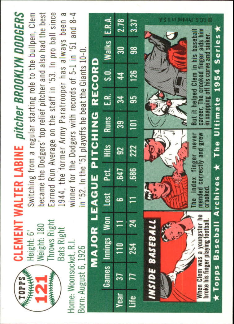 1994 Topps Archives 1954 Gold Baseball - Picture 55 of 94