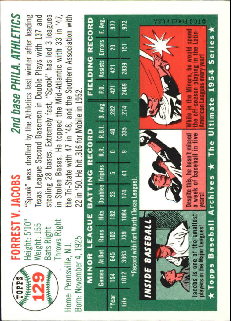 1994 Topps Archives 1954 Gold Baseball - Picture 59 of 94