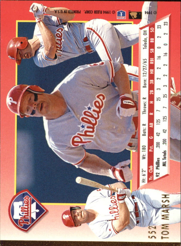 1994 Ultra Baseball Card Pick 502-600