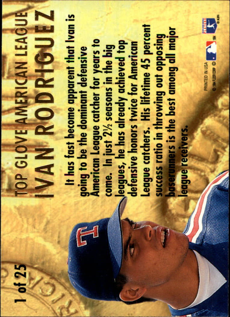 1994 Ultra (Fleer) Baseball "Insert" Cards - Picture 56 of 177