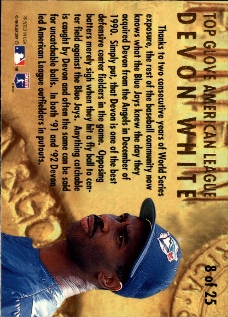 1994 Ultra (Fleer) Baseball "Insert" Cards - Picture 70 of 177